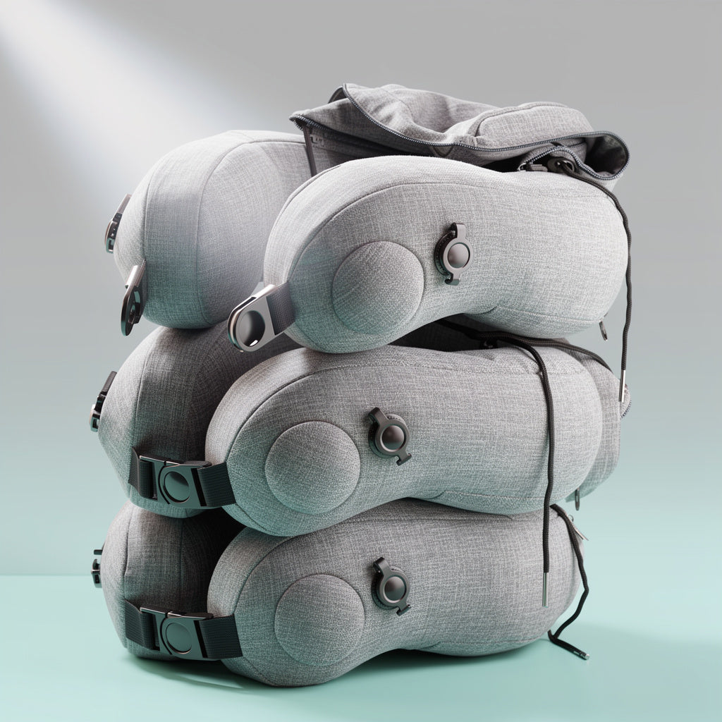 CloudRelief - Inflatable Heated Massage Travel Pillow