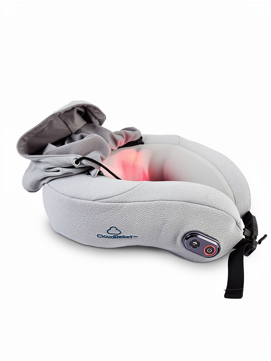 CloudRelief - Inflatable Heated Massage Travel Pillow